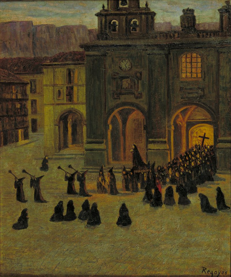 Darío de Regoyos - Good Friday Morning in Orduña - Google Art Project