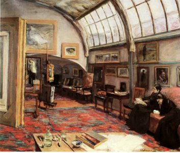 Das Atelier des Künstlers