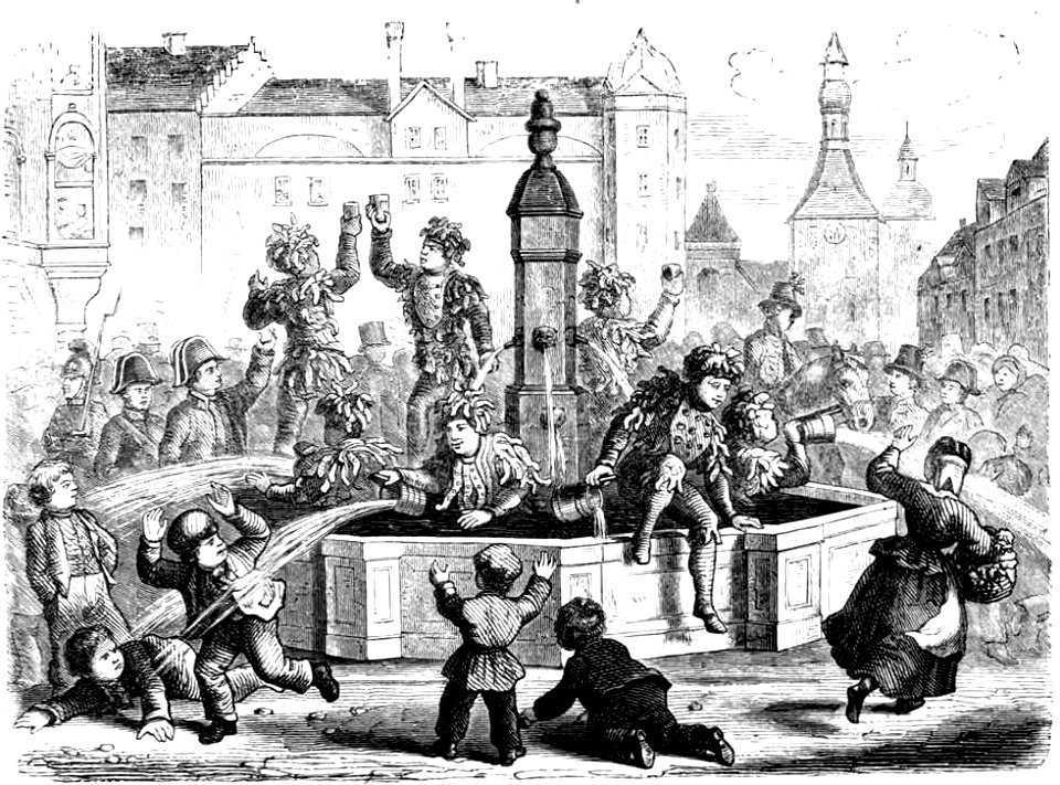 Das festliche Jahr img077 Der Metzgersprung in München
