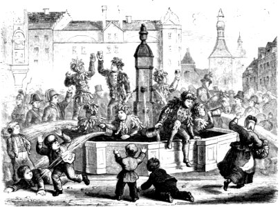 Das festliche Jahr img077 Der Metzgersprung in München