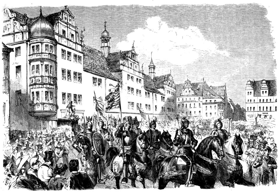 Das festliche Jahr img201 Festlicher Auszug der Torgauer Bürger