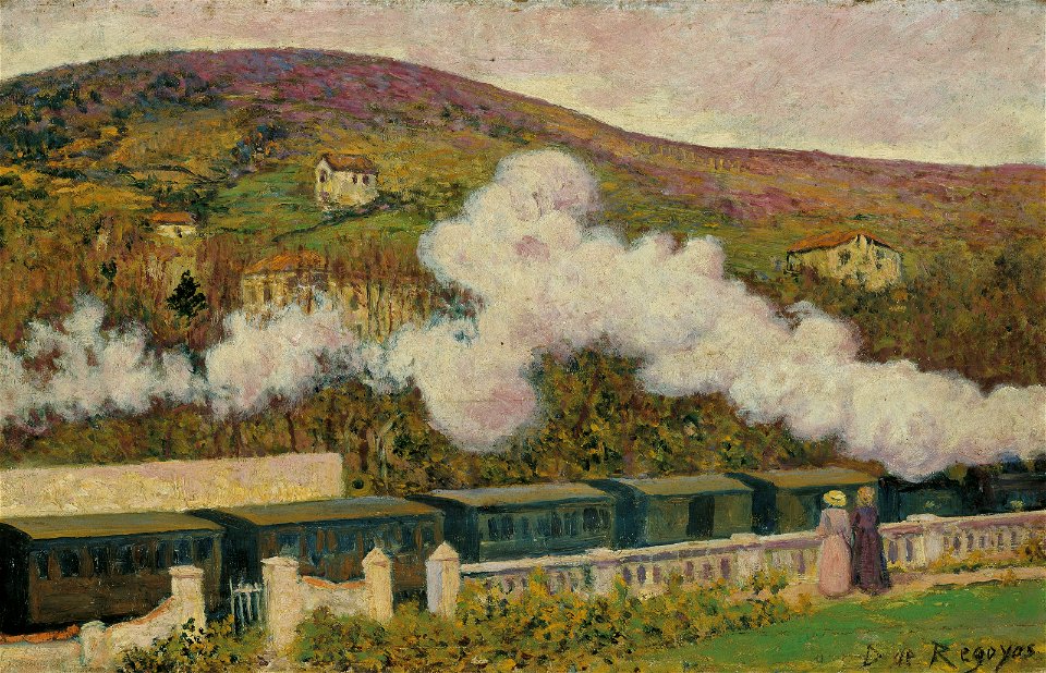 Darío de Regoyos y Valdés The Passing of the Train