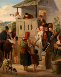 Das Hochzeitspaar c1840