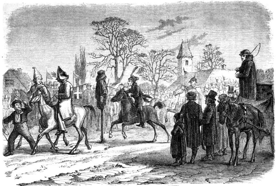 Das festliche Jahr img171 Das Maireiten in Dänemark