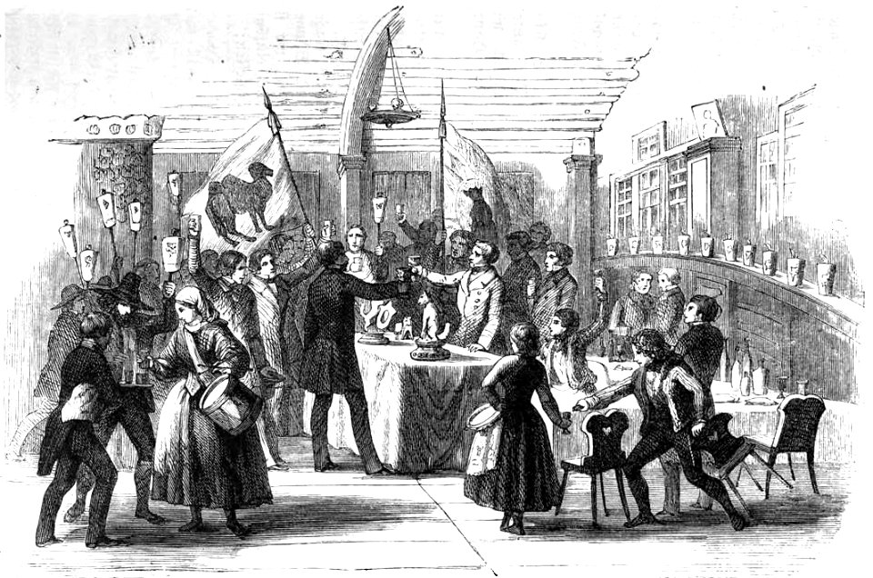 Das festliche Jahr img115 Das Sechseläuten in Zürich Die Begrüßung der Zünfte