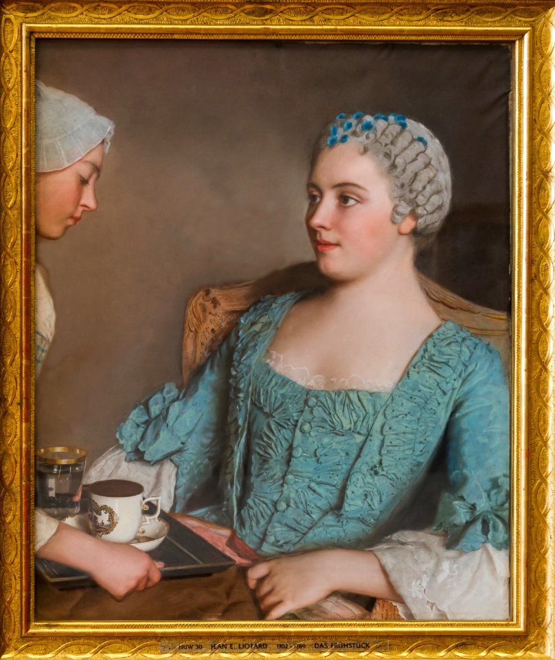 Das Frühstück Liotard HUW 30 Alte Pinakothek Munich Germany