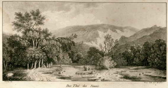 Das Thal des Simois - Horner Johann Jakob - 1823
