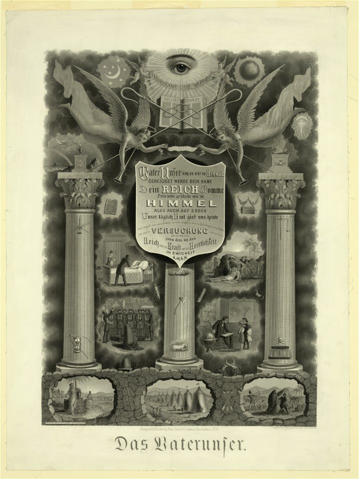 Das vaternuser - engraved on steel by Watts, steel-plate engraver. LCCN2009633658