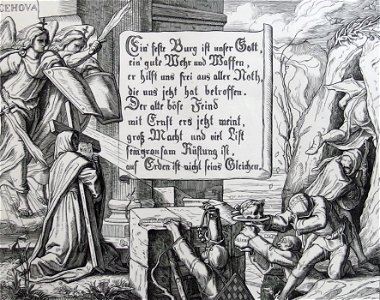 Das Luther-Lied, Blatt Eins. Ein' feste Burg ist unser Gott