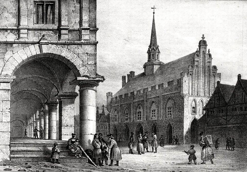 Das Rathaus zu Marienburg Teichgräber
