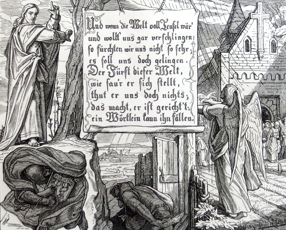 Das Luther-Lied, Blatt Drei. Ein' feste Burg ist unser Gott