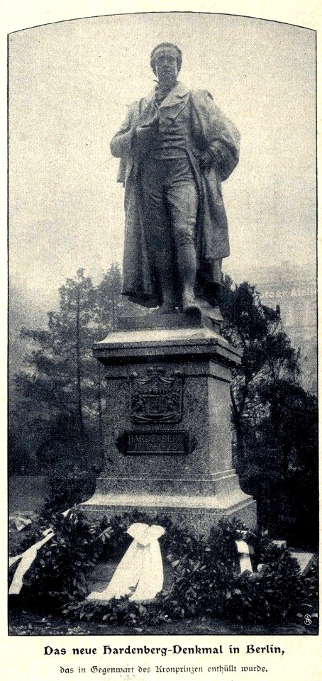 Das neue Hardenberg-Denkmal in Berlin, 1907
