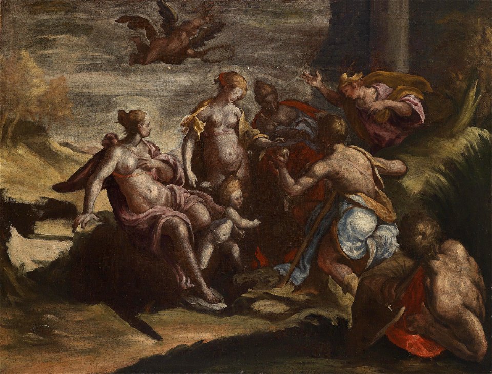 Das Urteil des Paris Prag c1700