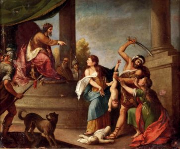 Das salomonische Urteil Italien 18Jh