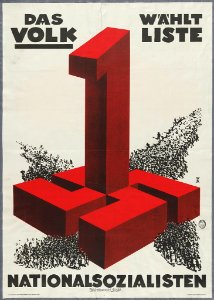 Das Volk wählt Liste 1 Nationalsozialisten Reichstagswahl 6.11.32 - WEM. LCCN2008678845