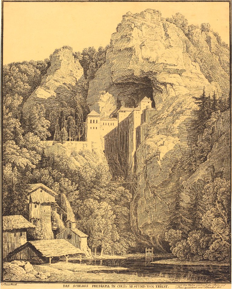 Das Schloss Prediama in Crein XII Stund (National Gallery of Art, Washington DC)
