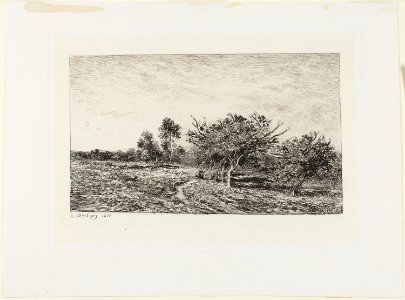 Daubigny - Apple Trees at Auvers, 1887.439