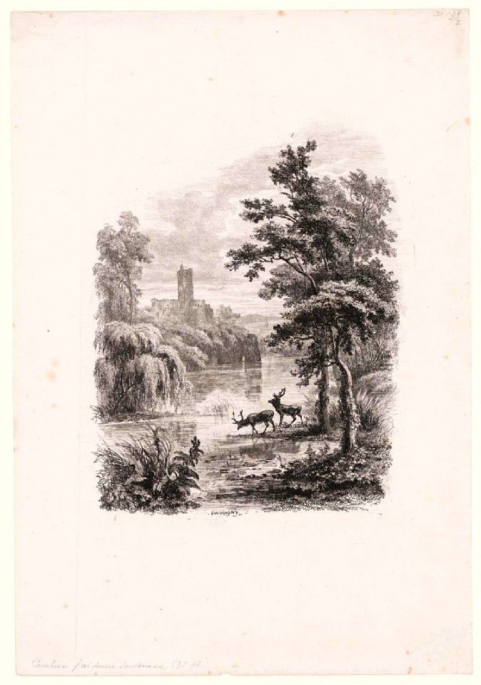 Daubigny - Combien j'ai douce souvenance (La Tour du Maure), from Chants et Chansons populaires de la France, 2014.1670