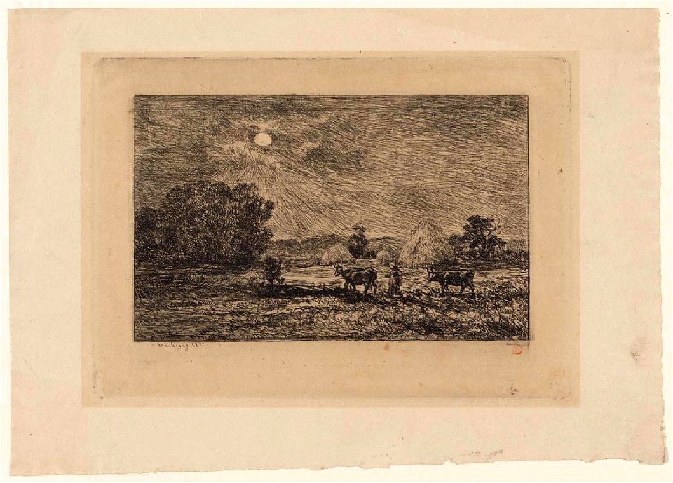 Daubigny - Clair de lune à Valmondois, 2014.1668