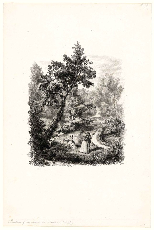 Daubigny - Combien j'ai douce souvenance (Dans les bois), from Chants et Chansons populaires de la France, 2014.1669