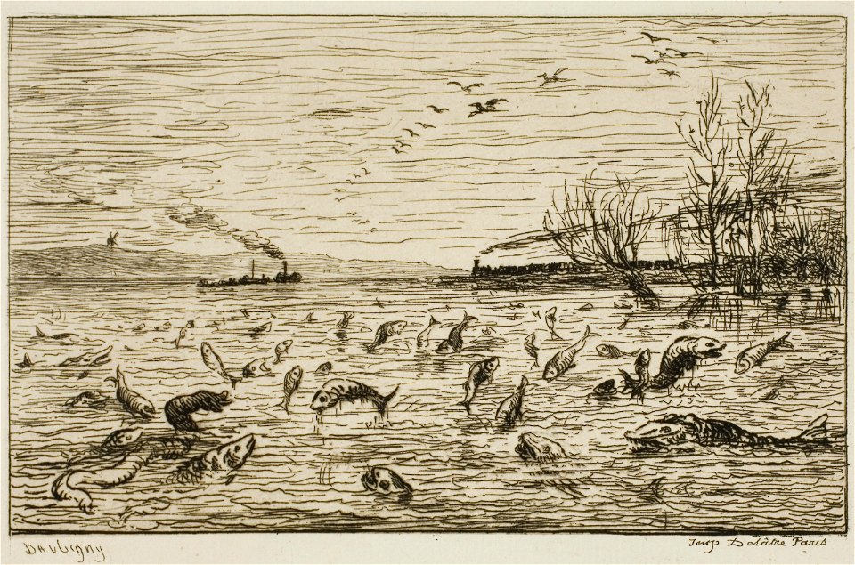 Daubigny - Celebration of the Fish on the Departure of the Ship’s Boy (The Fish), 1927.2637a