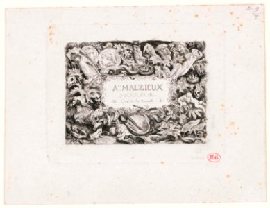Daubigny - Carte du Mouleur Malzieux, 2014.1666