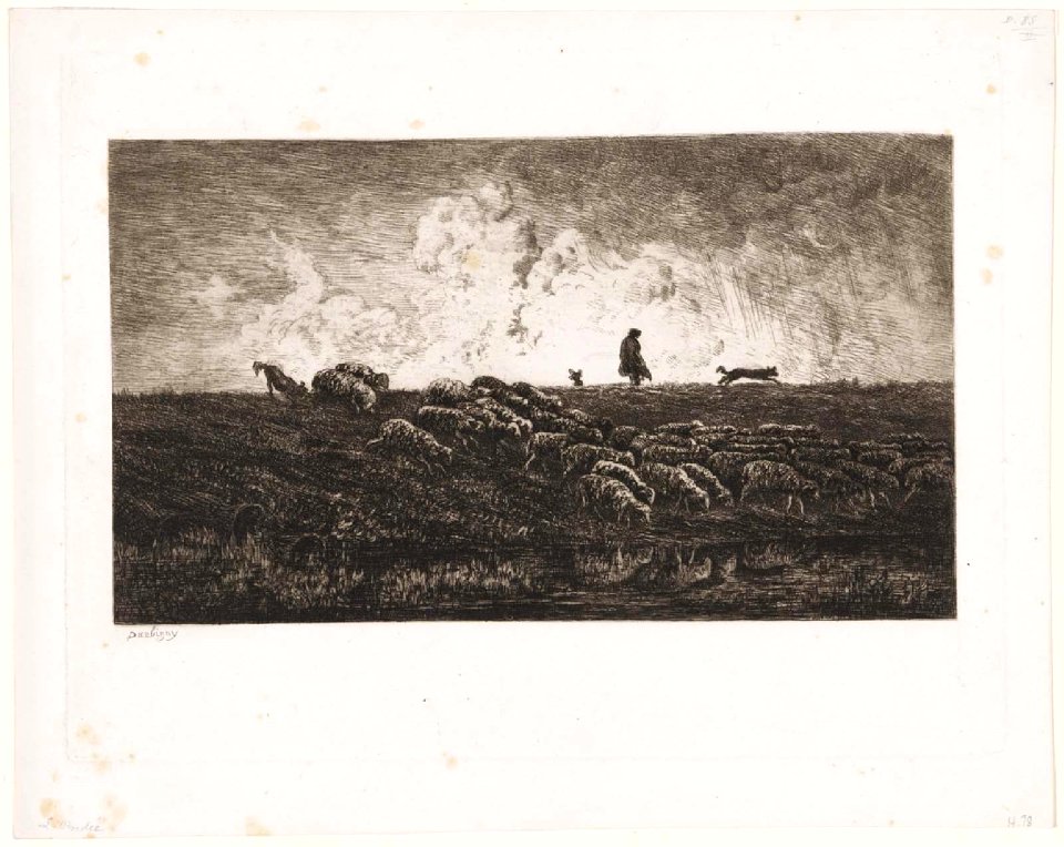Daubigny - L'Ondée, 2014.1703