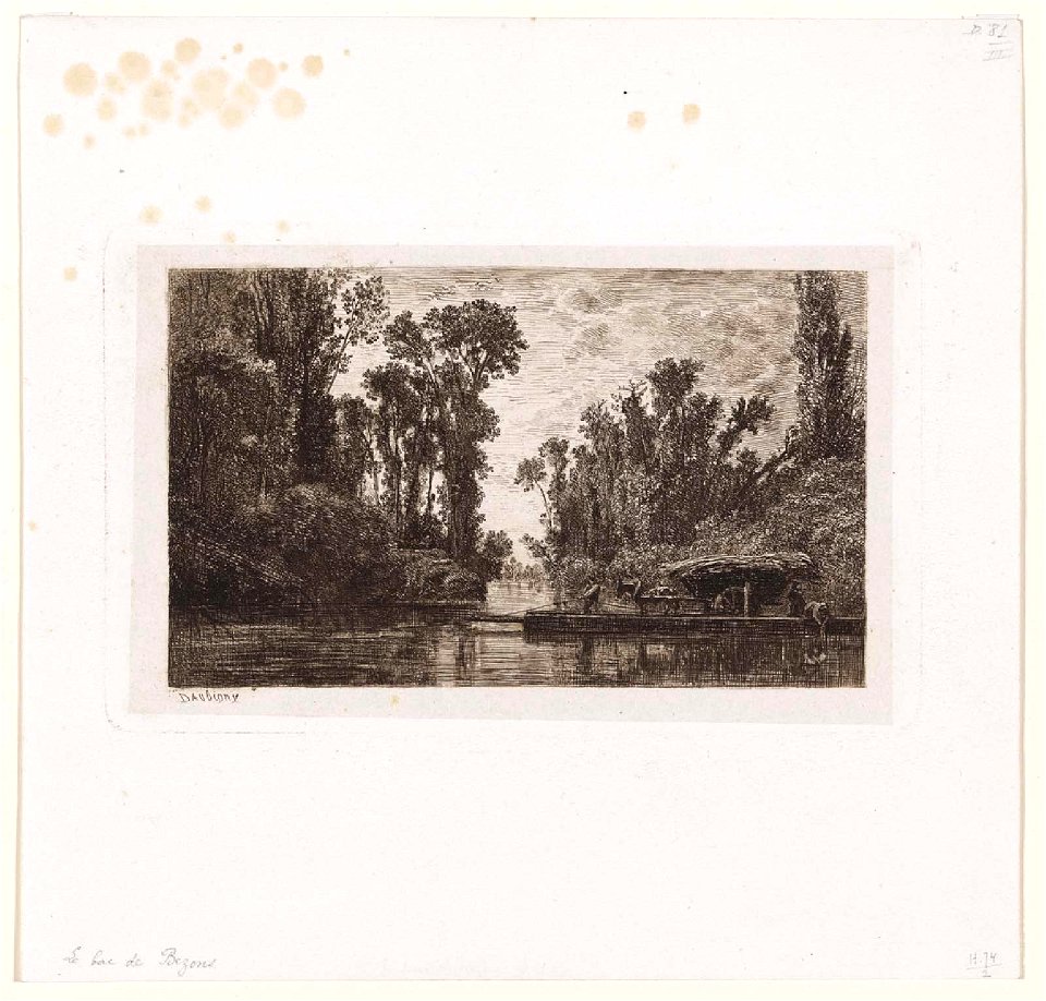Daubigny - Le Bac de Bezons, 2014.1678