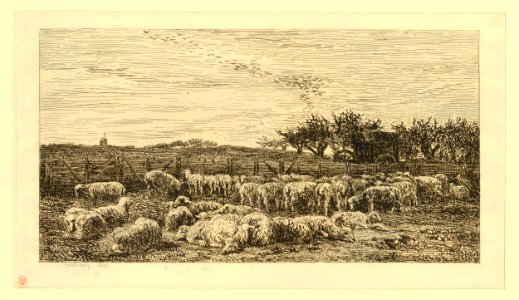 Daubigny - Le Grand Parc à Moutons, 1876,1111.268