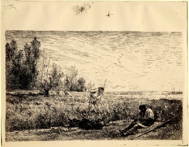 Daubigny - La Fenaison (Haymaking), 1922,0410.237