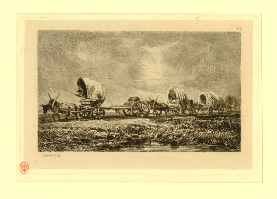 Agenda Daubigny-les-charrettes-de-roulage-1876-1111-254-illustration-md
