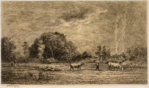 Daubigny - Moonrise, 1927.2628