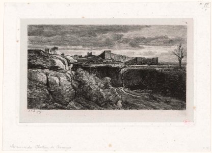 Daubigny - Les Ruines du Chateau de Crémieux, 2014.1698