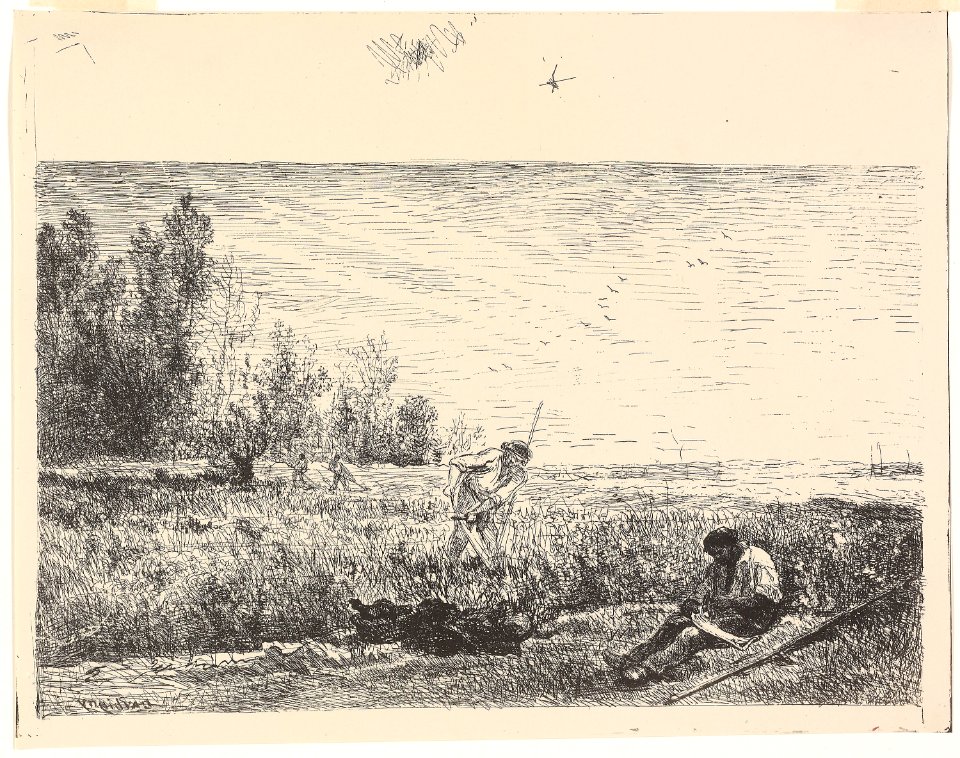 Daubigny - Haymaking, 1926.2226