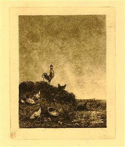 Daubigny - L'Aurore (Le Chant du Coq), 1876,1111.267