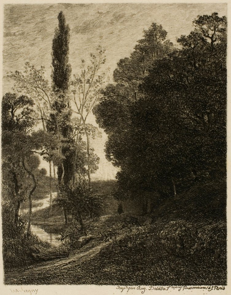Daubigny - The Banks of the Cousin, 1927.2602