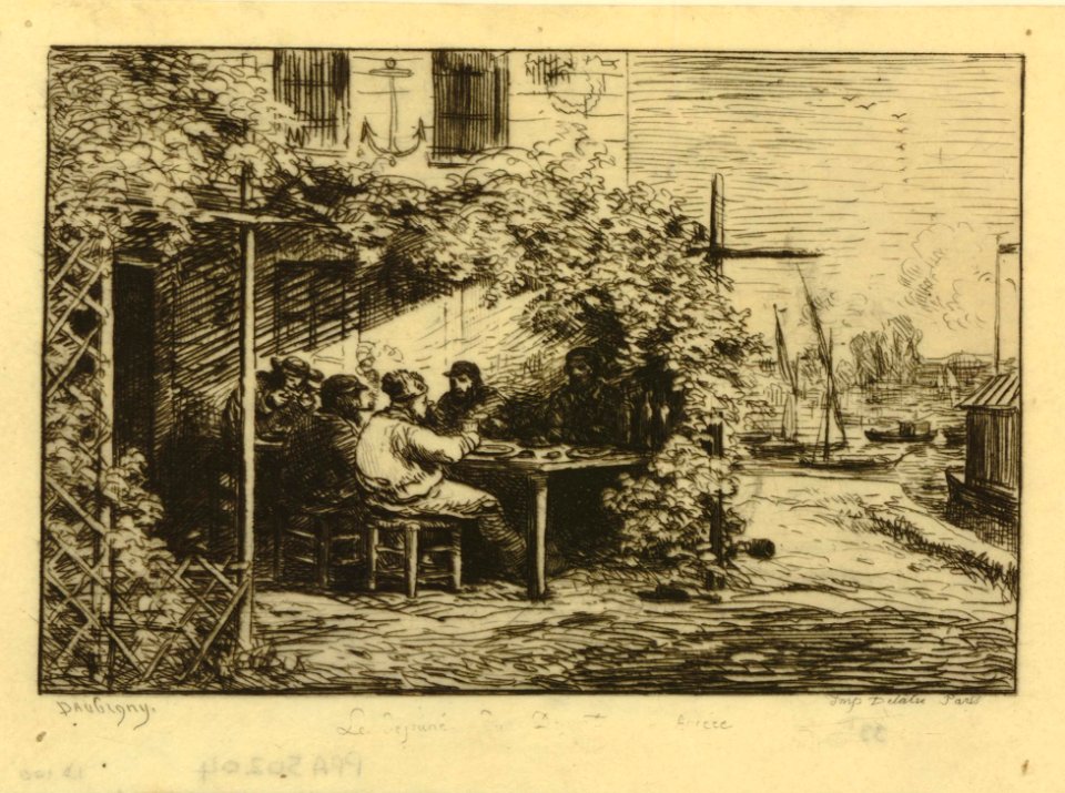 Daubigny - Le Déjeuner du Depart à Asnières, 1916,0411.33