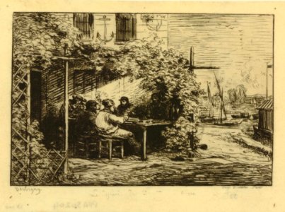 Daubigny - Le Déjeuner du Depart à Asnières, 1916,0411.33