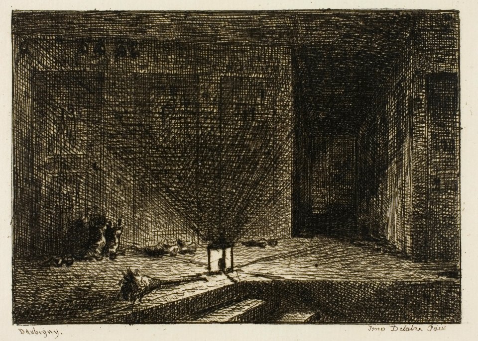 Daubigny - Interior of an Inn (The Corridor of an Inn), 1927.2635b