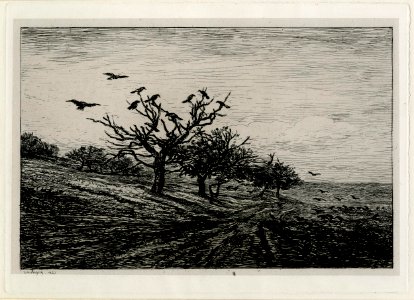 Daubigny - L'arbre aux corbeaux (The tree of Crows), 2019,7015.97