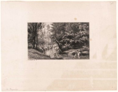 Daubigny - Les Baigneuses, Souvenir du ru de Valmondois, 2014.1689