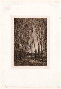 Daubigny - Les Cerfs sous bois, 2014.1692
