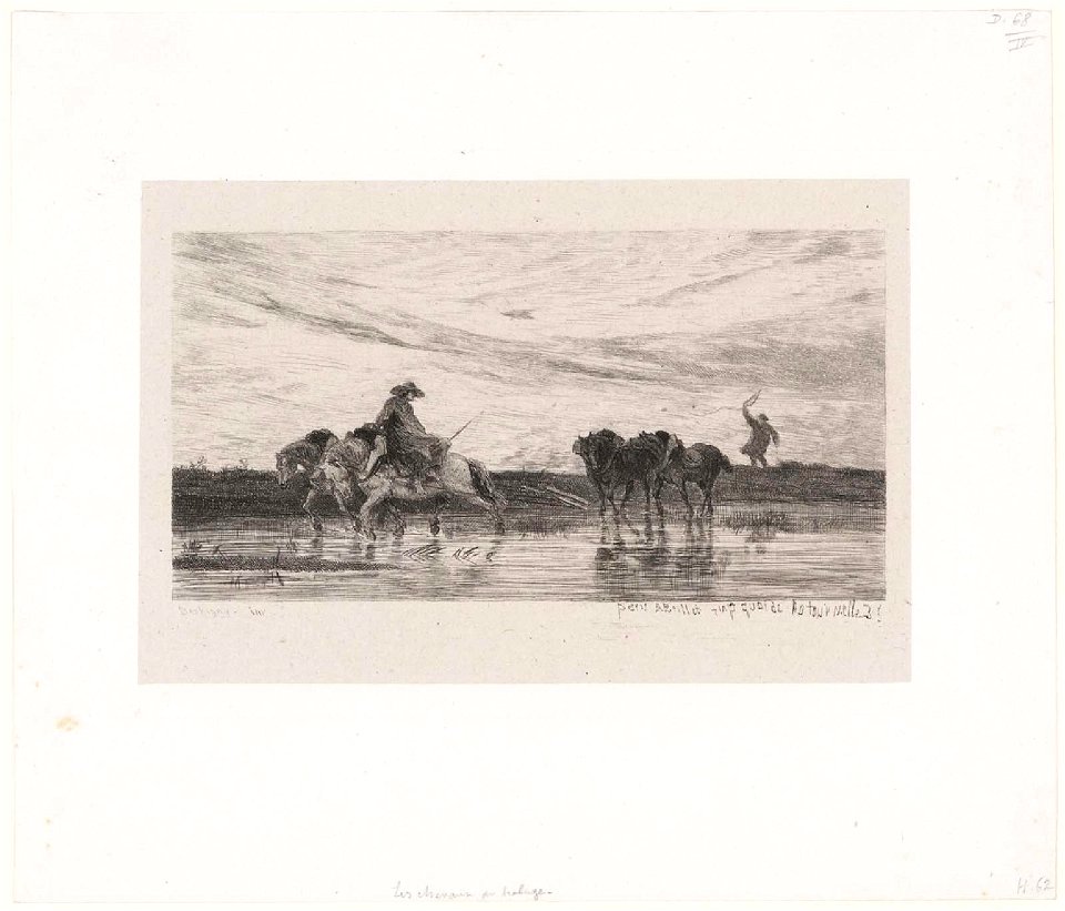 Daubigny - Les Chevaux de halage, 2014.1693