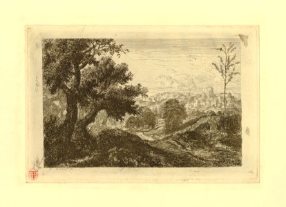 Daubigny - Vue de Subiaco, 1876,1111.242