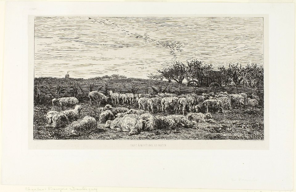Daubigny - Meadow with sheep, 1927.2624