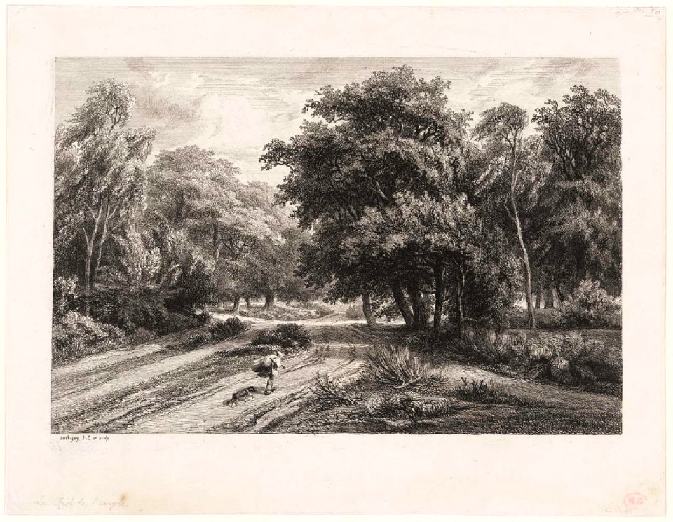 Daubigny - Le Nid de l'aigle dans la Forêt de Fontainebleau, 2014.1686
