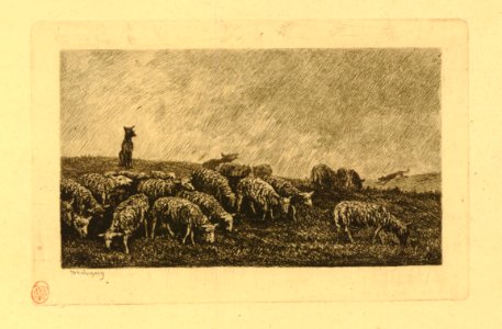 Daubigny - Le Guet du Chien (The Watch Dog), 1876,1111.266