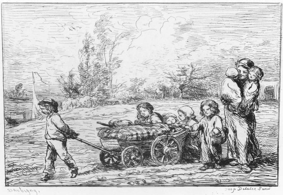 Daubigny - Voyage en bateau, 37.2278, Delteil 101