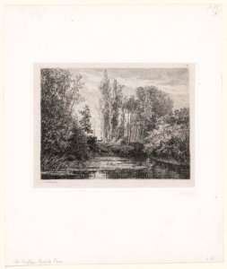 Daubigny - Les Cerfs au bord de l'eau, 2014.1691