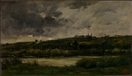 Charles François Daubigny - Elvelandskap - NG.M.03434 - National Museum of Art, Architecture and Design